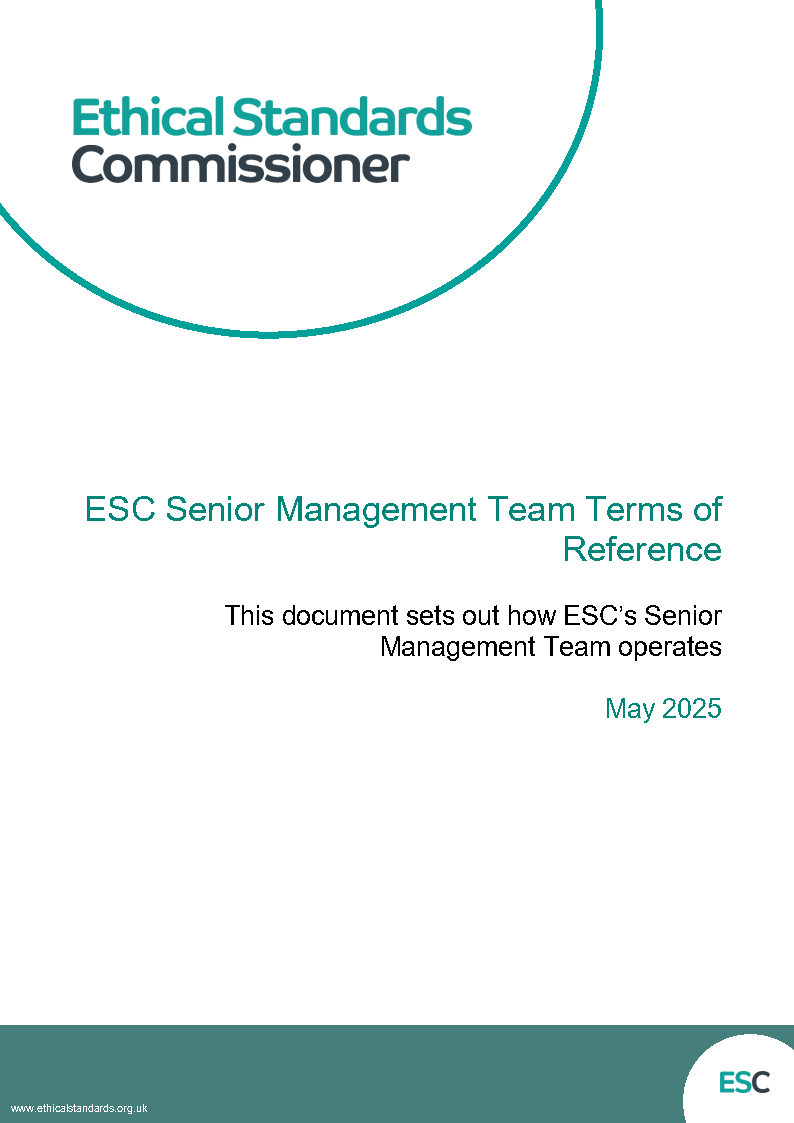 esc-senior-management-team-smt-terms-of-reference-ethical-standards